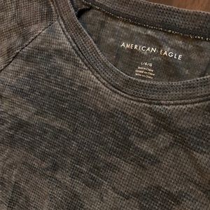 AE Grey camp waffle top!